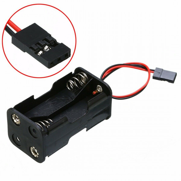 Batteriebox 6V mit Futaba-Stecker 3-polig