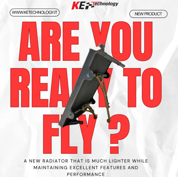 Kühler KE FLY 240 375x240x22 mit Halter