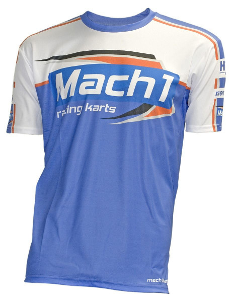 T-Shirt MACH1 blau