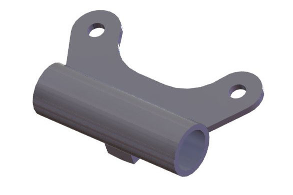 Auspuffhalter, verstellbar