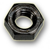 Mutter M8 Linksgewinde schwarz Mutter M8 Linksgewinde schwarz