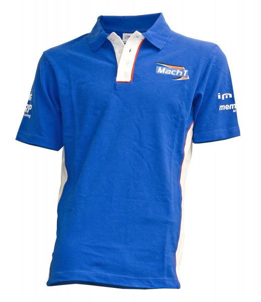 Polo-Shirt Mach1 blau