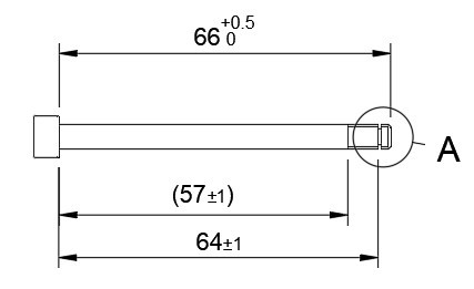 Sonderschraube ISK M5x66