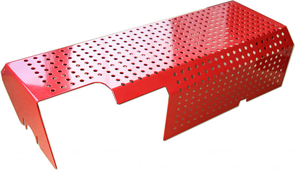 Hinterachsabdeckung RT1 Blech rot