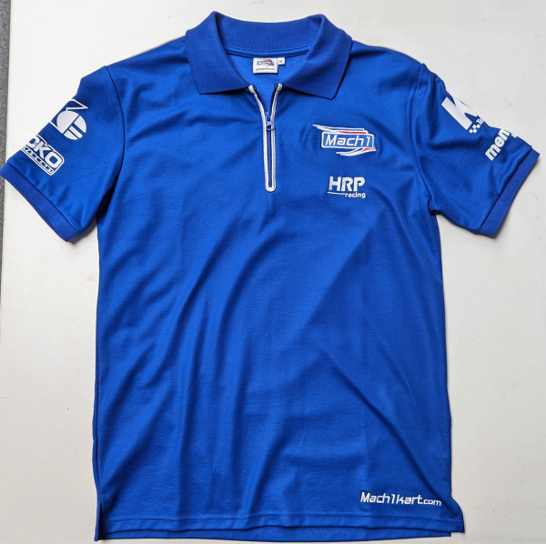 Polo-Shirt Mach1 blau