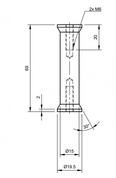 Verstärkung Halter Frontschild oben 507/508