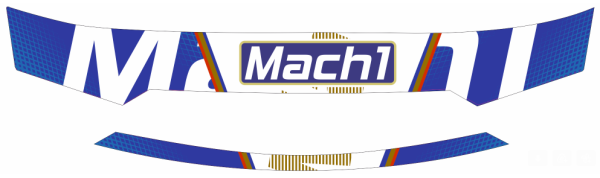 Visieraufkleber MACH1