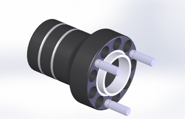 Vorderradnabe RB ø25 DR 80mm Alu